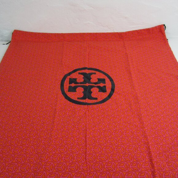 Tory Burch  XL Logo Dust Bag Cover for Handbag Square 24” x 24”  Drawstring - Picture 1 of 3
